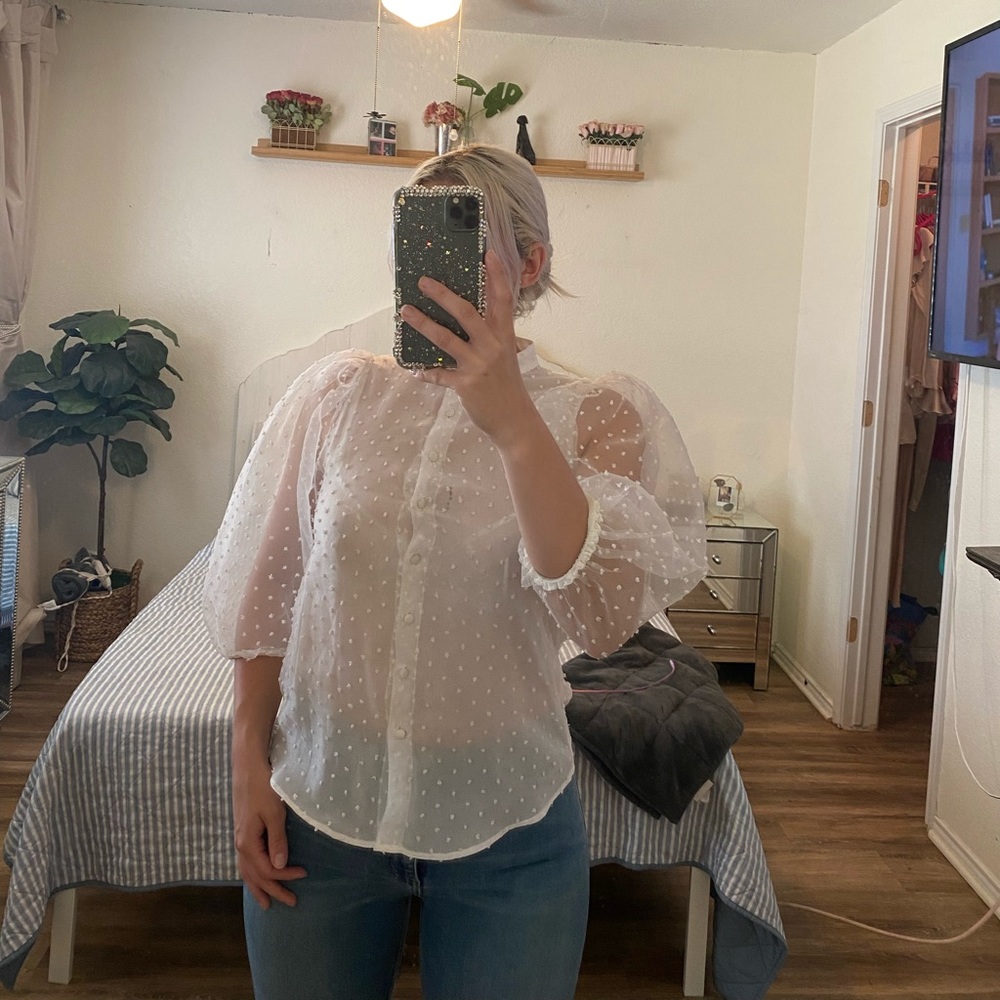 Polka Dot Blouse